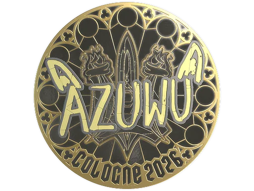 印花 | AZUWU (金色) | 2026年科隆锦标赛