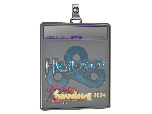 Placa de Adesivo | Heavygod (Purpurinado) | Xangai 2024
