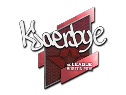 Klistermärke | Kjaerbye | Boston 2018