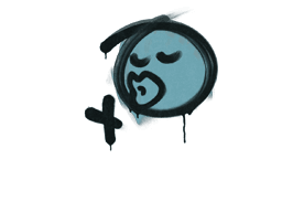 Sealed Graffiti | Smooch (Wire Blue)