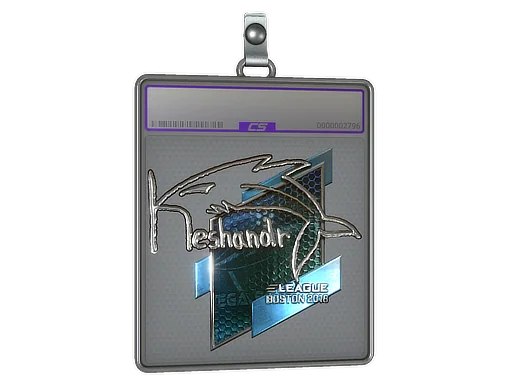 Placa de pegatinas | keshandr (reflectante) | Boston 2018