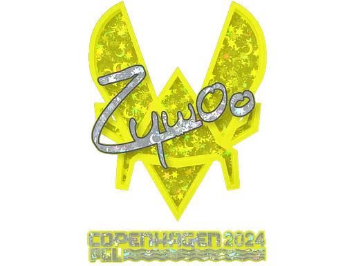 Adesivo | ZywOo (Purpurinado) | Copenhague 2024