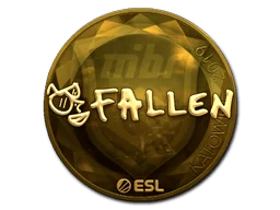 Aufkleber | FalleN (Gold) | Kattowitz 2019