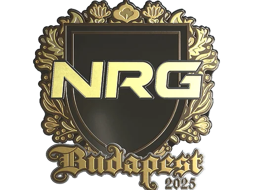 Klistermärke | NRG (guld) | Budapest 2025