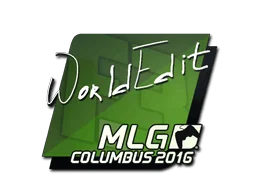 印花 | WorldEdit | 2016年 MLG 哥伦布锦标赛