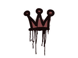 Sealed Graffiti | Little Crown (Brick Red)