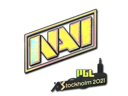 Naklejka | Natus Vincere (holograficzna) | Sztokholm 2021