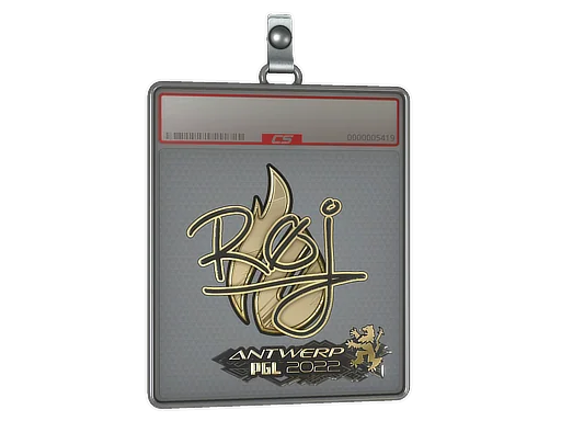 Sticker Slab | roeJ (Gold) | Antwerp 2022