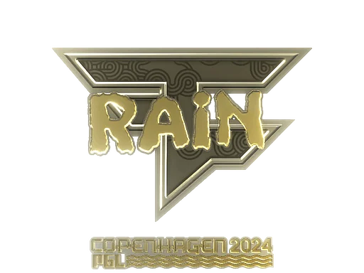 印花 | rain（金色）| 2024年哥本哈根锦标赛