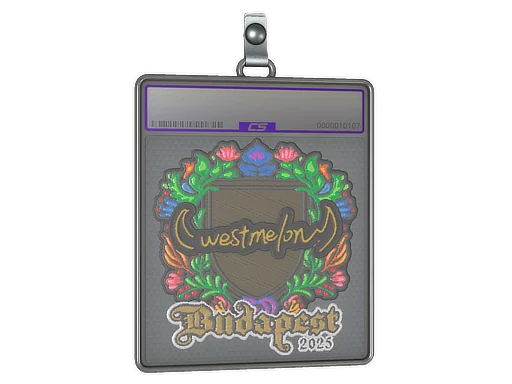 Sticker Slab | westmelon (Embroidered) | Budapest 2025