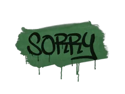 Sealed Graffiti | Sorry (Jungle Green)
