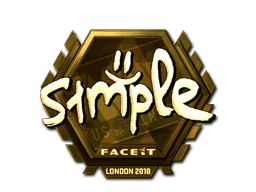 印花 | s1mple（金色）| 2018年伦敦锦标赛