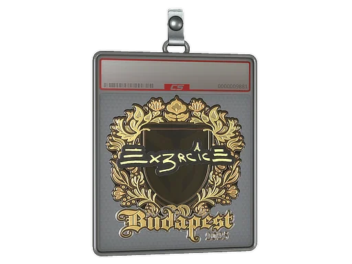 Sticker Slab | Ex3rcice (Gold) | Budapest 2025
