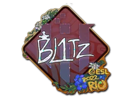 Aufkleber | bLitz (Glitzer) | Rio 2022
