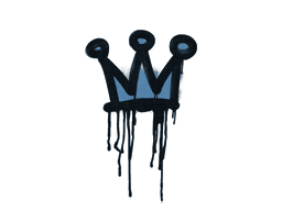 Sealed Graffiti | Little Crown (Monarch Blue)
