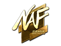 Naklejka | NAF (złota) | Boston 2018