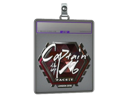 Placa de pegatinas | captainMo (reflectante) | Londres 2018