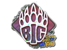 Pegatina | BIG (purpurina) | Río 2022