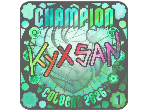 Pegatina | kyxsan (holográfica, con clasificación) | Colonia 2026