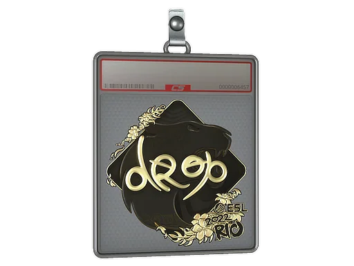 Sticker Slab | drop (Gold) | Rio 2022