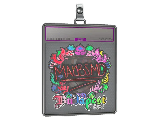 Placa de Adesivo | malbsMd (Holográfico) | Budapeste 2025