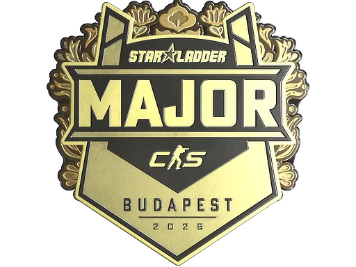 Klistermärke | StarLadder (guld) | Budapest 2025