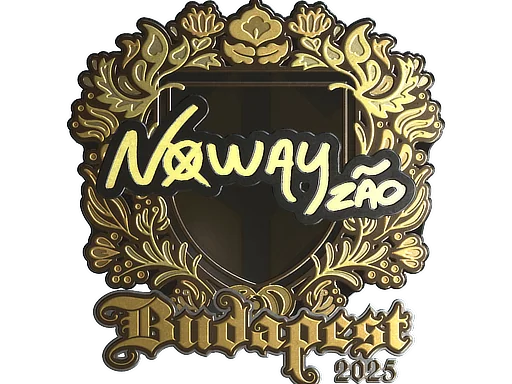 印花 | noway（金色）| 2025年布达佩斯锦标赛