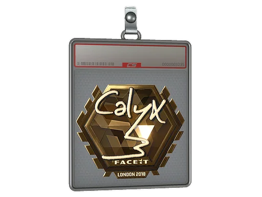 Aufkleberhülle | Calyx (Gold) | London 2018