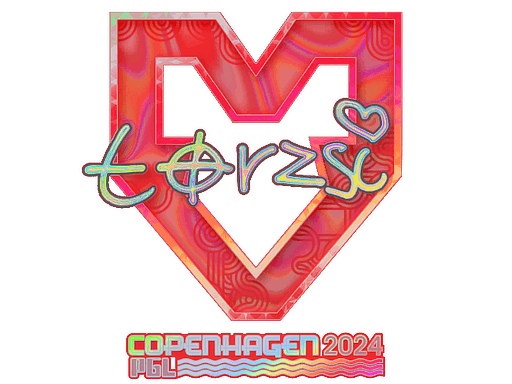 Klistermärke | torzsi (holo) | Copenhagen 2024