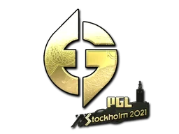 Naklejka | Evil Geniuses (złota) | Sztokholm 2021