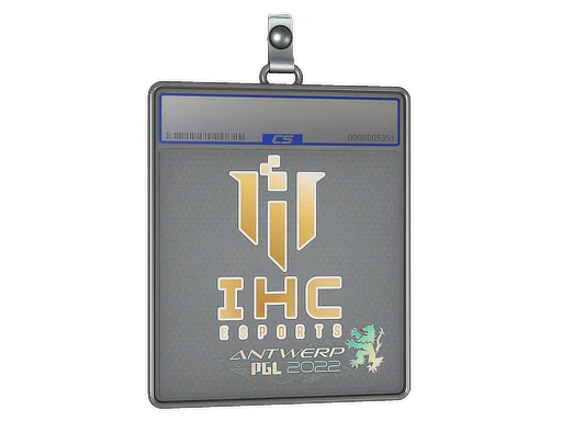 Placa de pegatinas | IHC Esports | Amberes 2022
