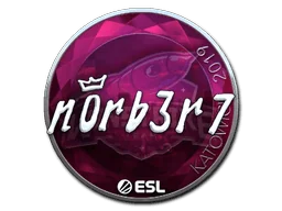 Klistermärke | n0rb3r7 (Foil) | Katowice 2019