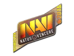 Naklejka | Natus Vincere (holograficzna) | Katowice 2015