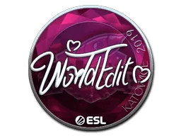 Aufkleber | WorldEdit (Glanz) | Kattowitz 2019