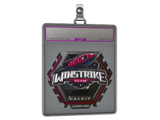 Klistermärkesfodral | Winstrike Team (Foil) | London 2018