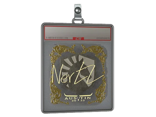 Placa de Adesivo | NertZ (Dourado) | Austin 2025