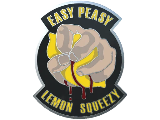 Anstecknadel: Easy Peasy (Echt)