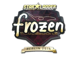 Pegatina | frozen (dorada) | Berlín 2019