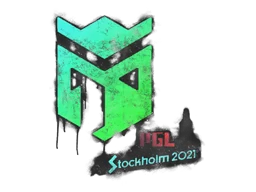 Zalakowane graffiti | Entropiq | Sztokholm 2021