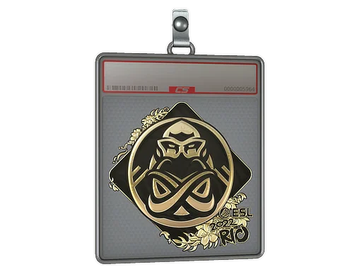 Sticker Slab | ENCE (Gold) | Rio 2022