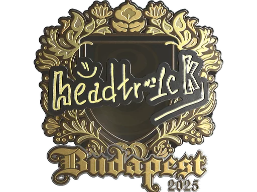 印花 | headtr1ck（金色）| 2025年布达佩斯锦标赛