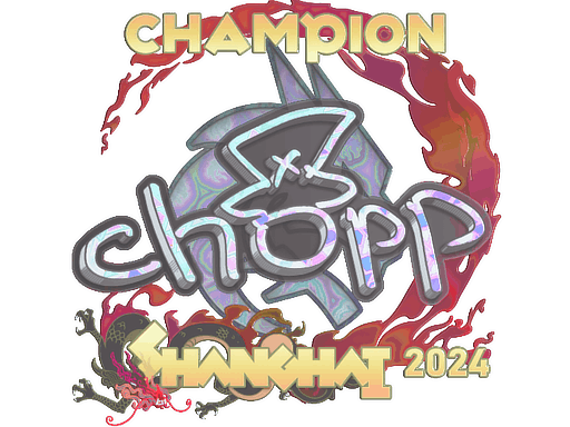Sticker | chopper (Holo, Champion) | Shanghai 2024