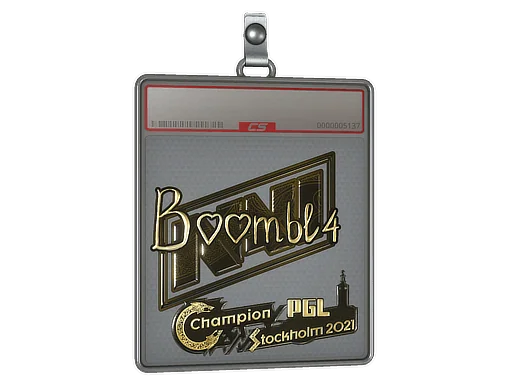 Pokrowiec na naklejkę | Boombl4 (złota) | Sztokholm 2021