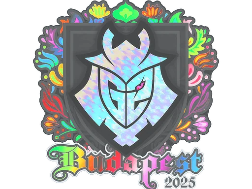 Klistermärke | G2 Esports (holo) | Budapest 2025