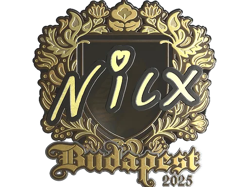 印花 | nicx（金色）| 2025年布达佩斯锦标赛