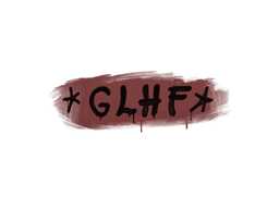 Sealed Graffiti | GLHF (Brick Red)