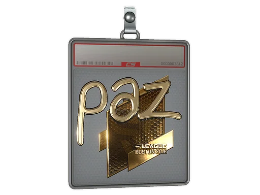 Sticker Slab | paz (Gold) | Boston 2018