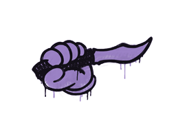 Grafite Lacrado | Punhalada (Violeta violento)