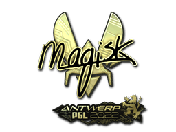 Pegatina | Magisk (dorada) | Amberes 2022