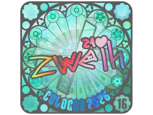 Naklejka | zweih (holograficzna, rankingowa) | Kolonia 2026